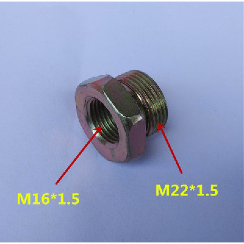 货车取气管卡车储气瓶接头取气接头大挂车弹簧管吹尘枪汽车气枪 M22变M16补芯