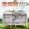 简易家用橱柜灶台柜水槽柜单体橱柜不锈钢储物柜经济型碗橱餐边柜_69_162 120CM左双水盆_4_