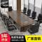 办公家具大型会议桌长桌简约现代版式长条桌洽谈桌办公桌椅组合_952_597 7.0m*1.6m加厚