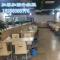 简易长方形餐桌快餐桌子小吃桌椅组合经济型饭店食堂餐厅桌椅特价_182_64 不锈钢加厚软包椅