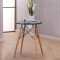 包邮时尚餐桌椅组合 创意小户型休闲简约洽谈桌咖啡桌伊姆斯桌_426_337 60圆桌（三腿白色）