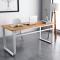 少女成人实用桌椅架子复古宿舍书房床边工作室电脑学习桌长桌中式_442_19 120*60(升级版)黑+黑