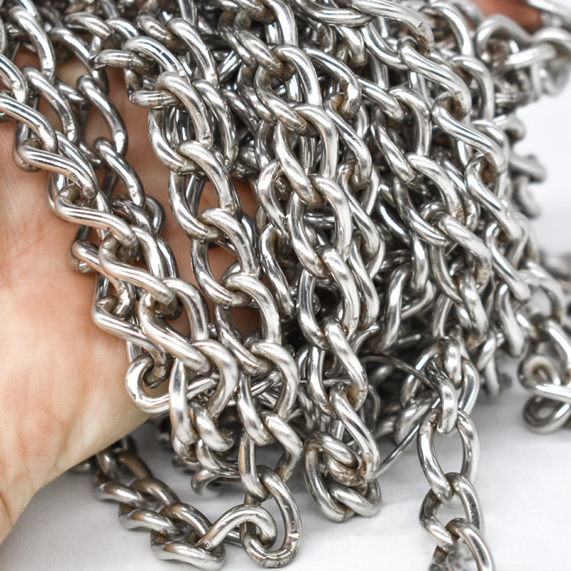 不锈钢304广告链条/扭链条全焊接麻花链条/灯链/小链条/细链条1.
