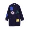 a02新款时尚韩版bf棒球服chic中长毛呢外套女DTS6C0151CT M 深蓝色-607