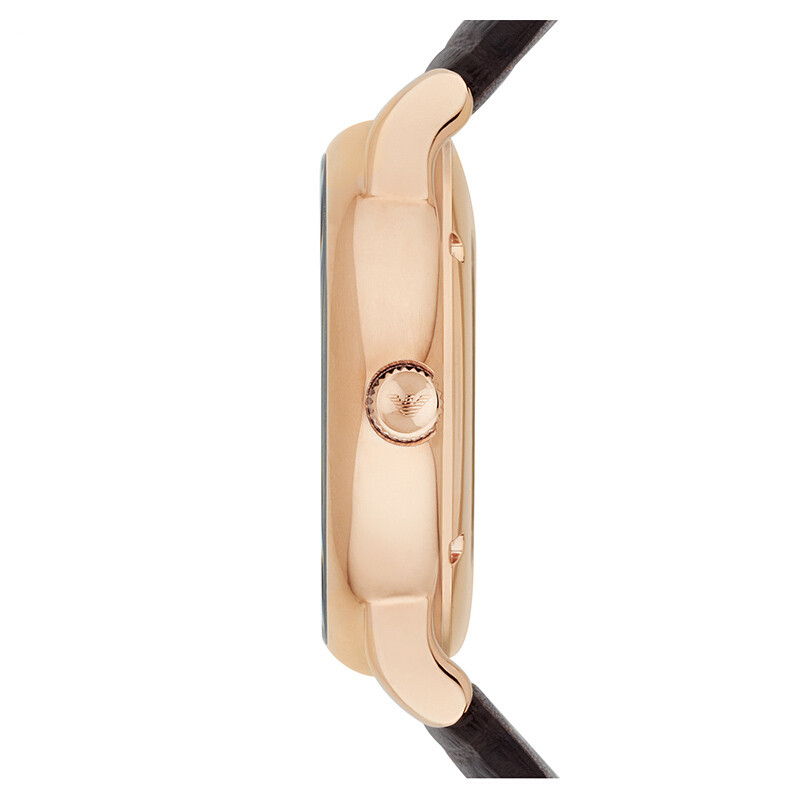 阿玛尼 (emporio armani)手表 ar1983 机械表 男士真皮表带时尚商务