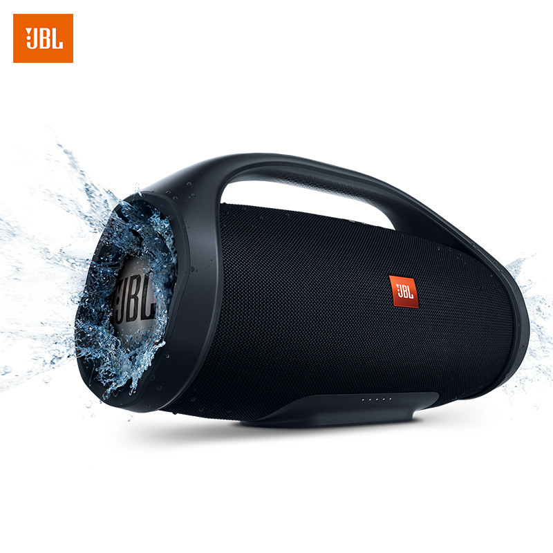 JBL boombox便携式蓝牙音箱 黑色