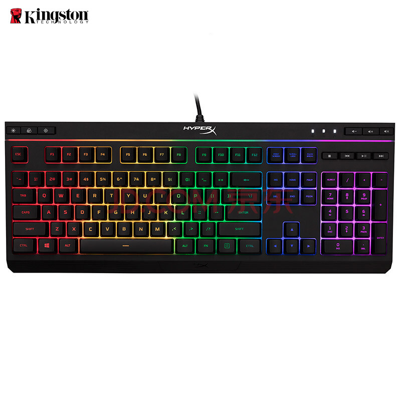 极度未知（HyperX） Alloy Core RGB 阿洛伊魅影电竞键盘黑色