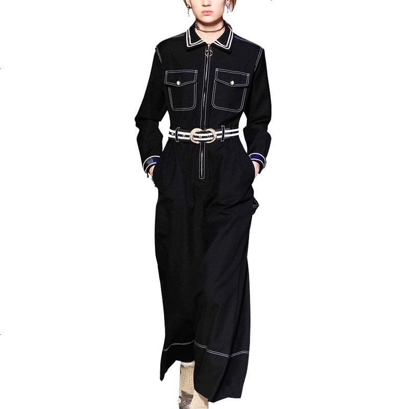 tobebery法式连衣裙秋裙女2019早春秋新装时装收腰显瘦衬衫连衣长裙_584_534 黑拼白预售20天 XXL