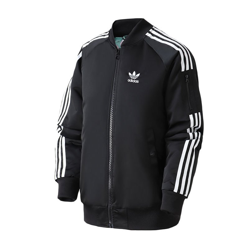 adidas阿迪达斯三叶草新款女基础运动休闲外套DV2666 34 DV2666黑色