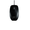 罗技 Logitech M100R 有线鼠标鼠标（黑色)
