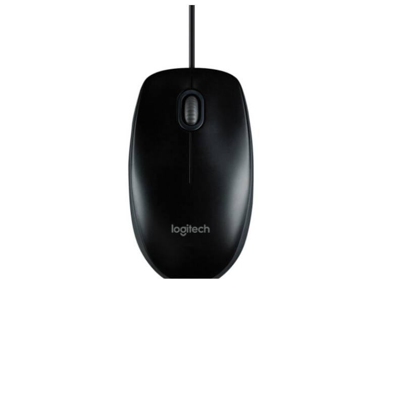 罗技 Logitech M100R 有线鼠标鼠标（黑色)