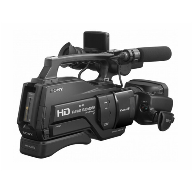 索尼（SONY）HXR-MC2500 专业肩扛式存储卡全高清摄录一体机 婚庆 直播 团拜会 专业高清入门级摄像机