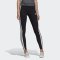 阿迪达斯官方adidas三叶TIGHTS女子绑腿裤DU9877 S 黑