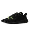 adidas阿迪三叶2019新款中性男女小椰子休闲运动跑步鞋CG7112 1号黑色/高光黄CG7112 39