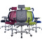 恒林电脑椅家用办公椅人体工学老板椅简约现代旋转可升降网布休闲座椅子1255 灰色