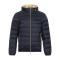 EMPORIO ARMANI 阿玛尼 男士锦纶双面连帽夹克羽绒服 6Z1BA7 1NVIZ 52 0922-海军蓝色金色