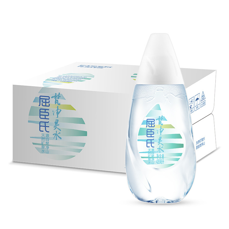 屈臣氏（Watsons）梵净灵水天然矿泉水 420ml*15瓶 整箱装