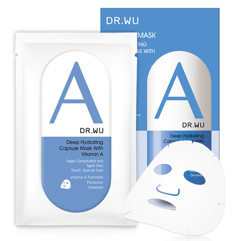 DR.WU达尔肤润泽保湿修复面膜 4PCS