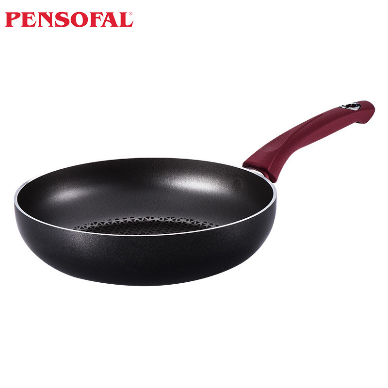 Pensofal 潘瑟弗 铂雅经典系列 煎锅 28CM 黑色 意大利进口