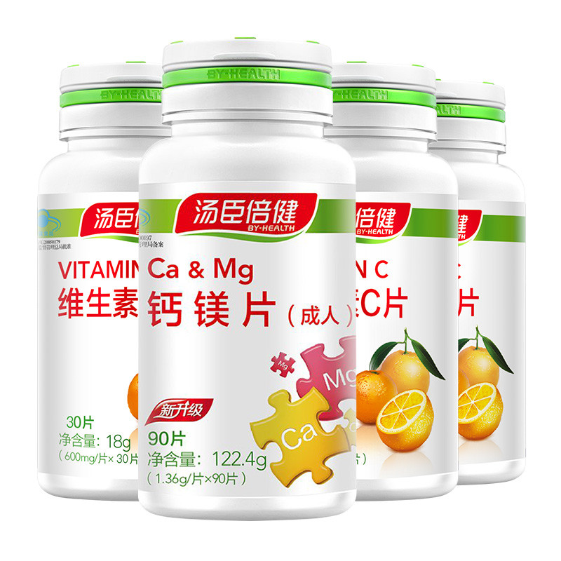 汤臣倍健(BY-HEALTH)钙镁成人90片+vc30