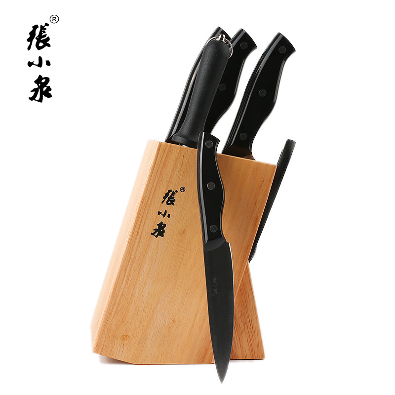 张小泉(Zhang Xiao Quan) 金星系列刀具D311801007件套 家用不锈钢菜刀 全套厨房刀具套装