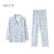 安之伴家居服套装83K7407-83K7409-83K7410-83K7411-83K7413-83K7414 L 83K7411-兰色