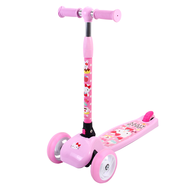 凯蒂猫(HELLO KITTY)儿童滑板车 粉红-小童款-（2-6岁））