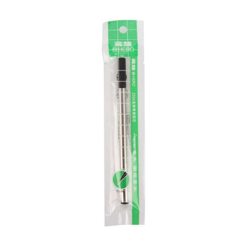 英雄 0.5mm 金属 杆宝珠芯24支装-233 黑色