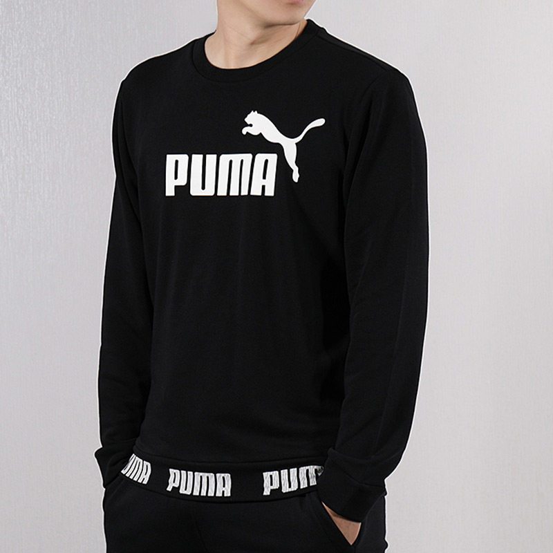 PUMA彪马2019春季新款运动服长袖外套串标卫衣套头衫844791-01 2XL 844791-01