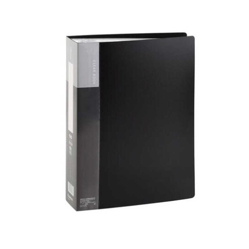 齐心（comix）XSW PF60AK超省钱资料册 A4 60袋 黑色