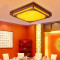 新中式吸顶灯方形复古客厅灯具实木大厅灯现代中式LED灯饰中国风70cmLED 112*82+LED单色