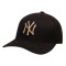 MLB 经典NY洋基队刺绣弯檐洋基队运动棒球帽可调节 32CPIK831-50Q 黑色