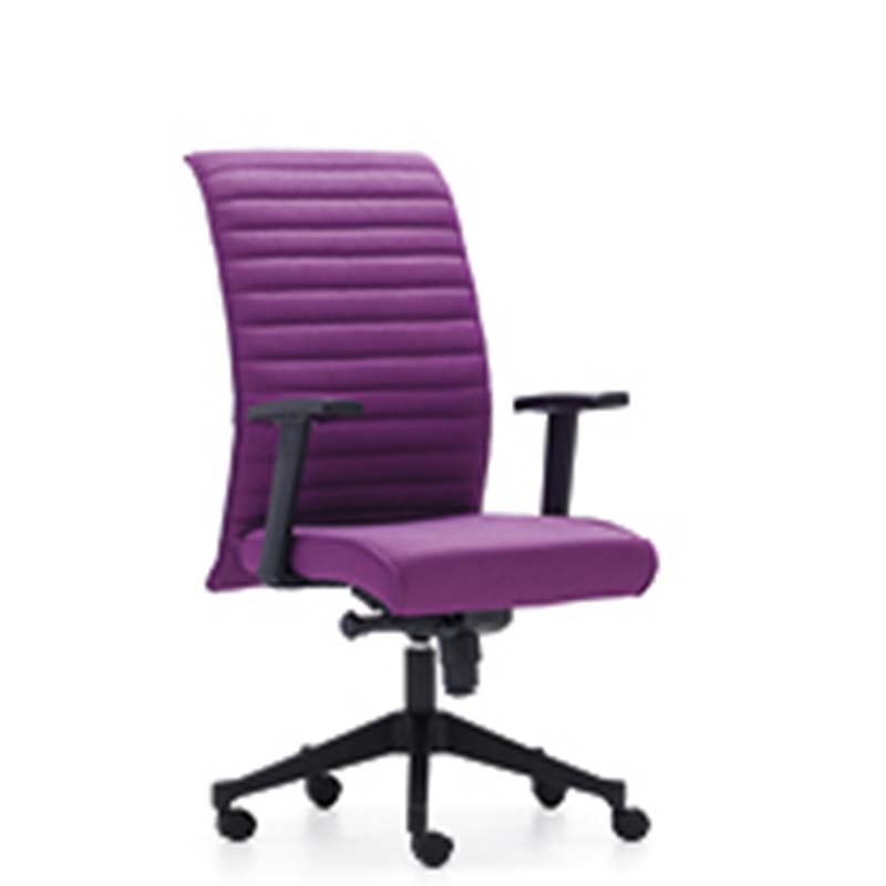 标灿办公家具网布职员椅培训椅电脑椅家用办公椅职员椅会议椅学生宿舍椅子弓型座椅 紫色