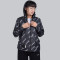 中国李宁(LI-NING)运动风衣女子2019春夏季新品潮流时尚印花舒适休闲连帽聚酯纤维运动服上衣外套 女XXL(180/100A) AFDP038-4赤樱红