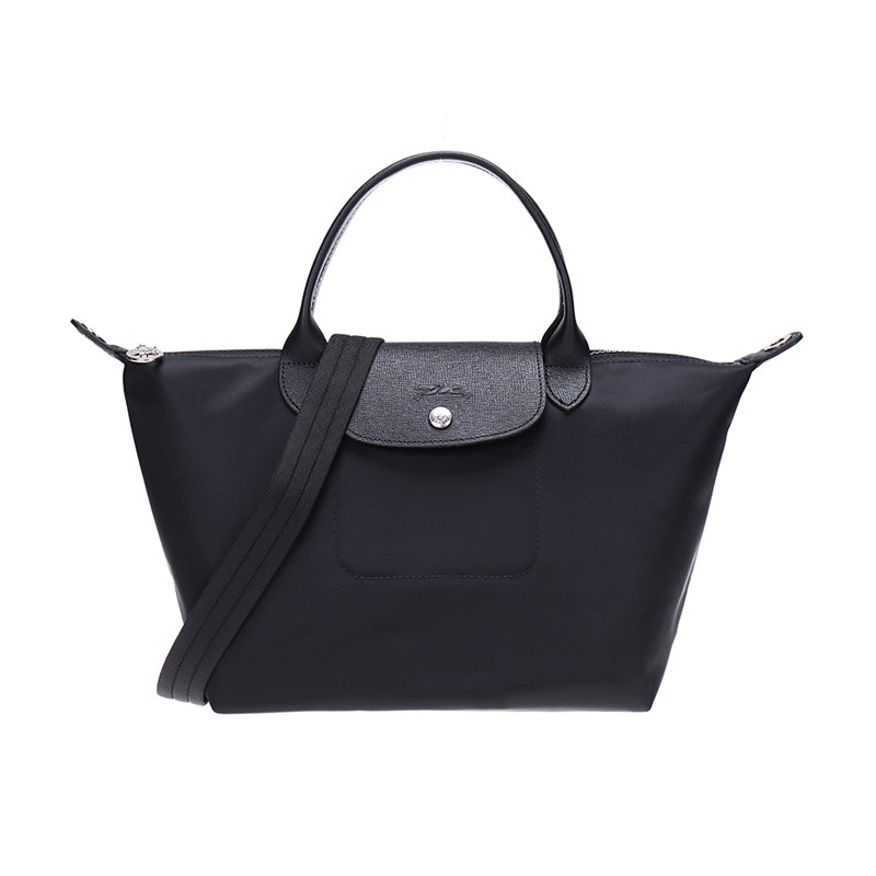 Longchamp 珑骧 LE PLIAGE NÉO 女士系列织物小号手提单肩包 1512 578 001-黑色