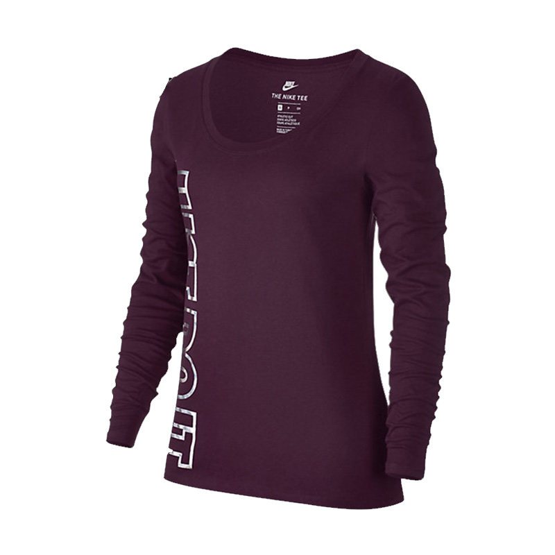 NIKE耐克女装圆领舒适上衣运动休闲长袖895263-609_4 M /895263-609