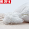 恒源祥全棉羽丝绒枕头100%棉酒店枕芯学生宿舍枕头单人 白色绗缝枕-低枕（一只装） 48*74cm