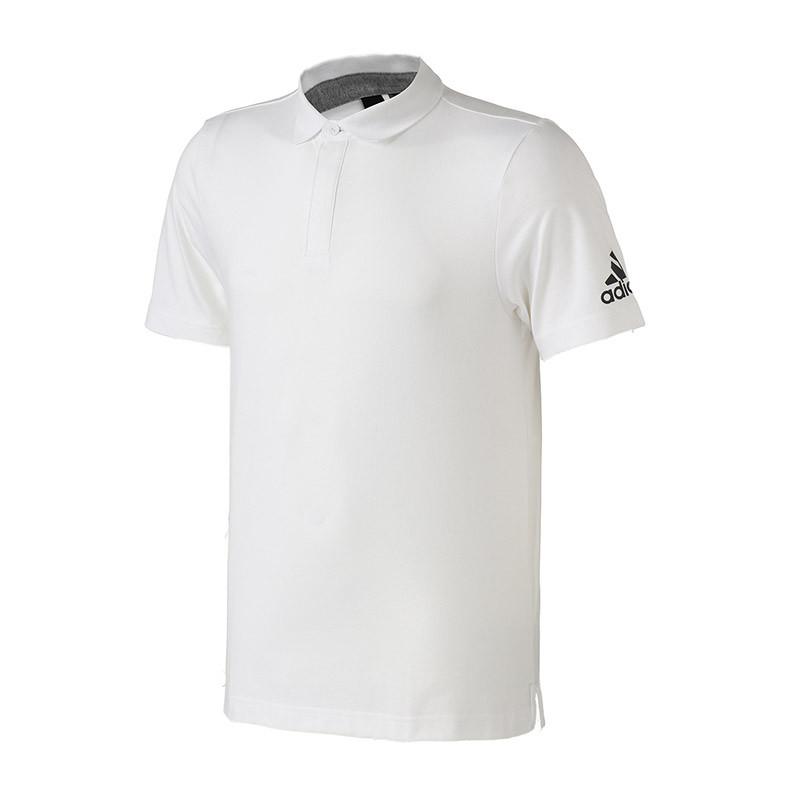 adidas男服短袖POLO衫新款翻领休闲运动服DQ1450 XXL DQ1450白色