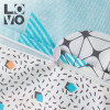 LOVO家纺罗莱生活出品床品四件套1.5米/1.8米床纯棉床上用品床单被单被套简约时尚