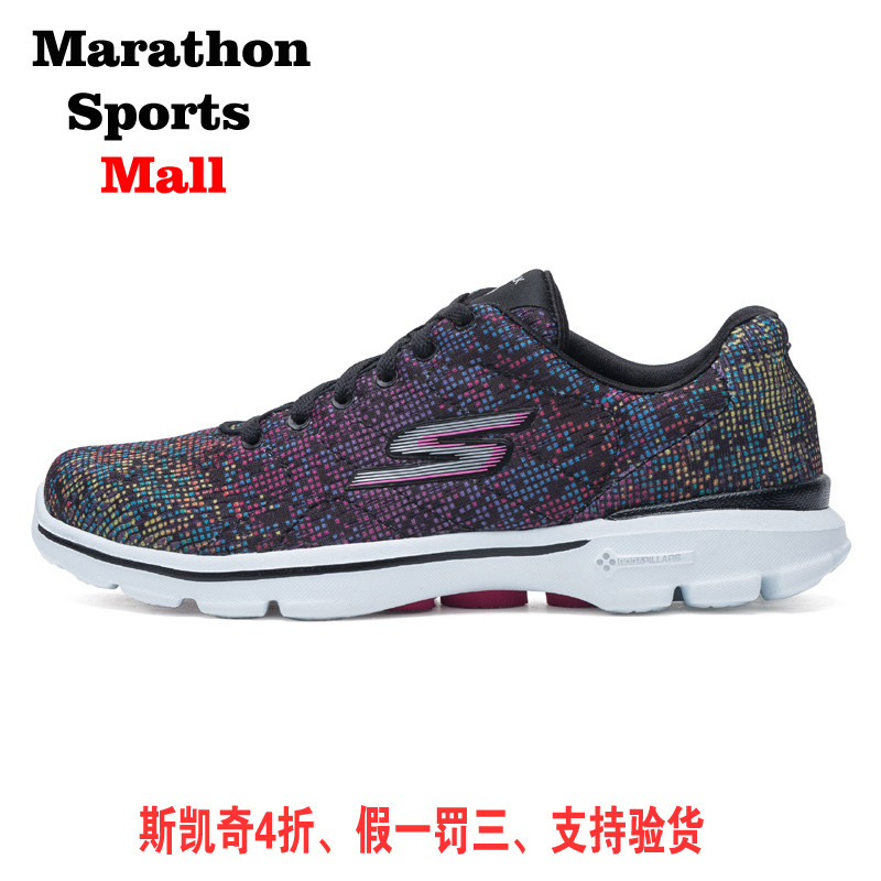 Skechers斯凯奇GOWALK3女时尚休闲健步鞋运动鞋14058C-BKMT 14058C-BKMT 39