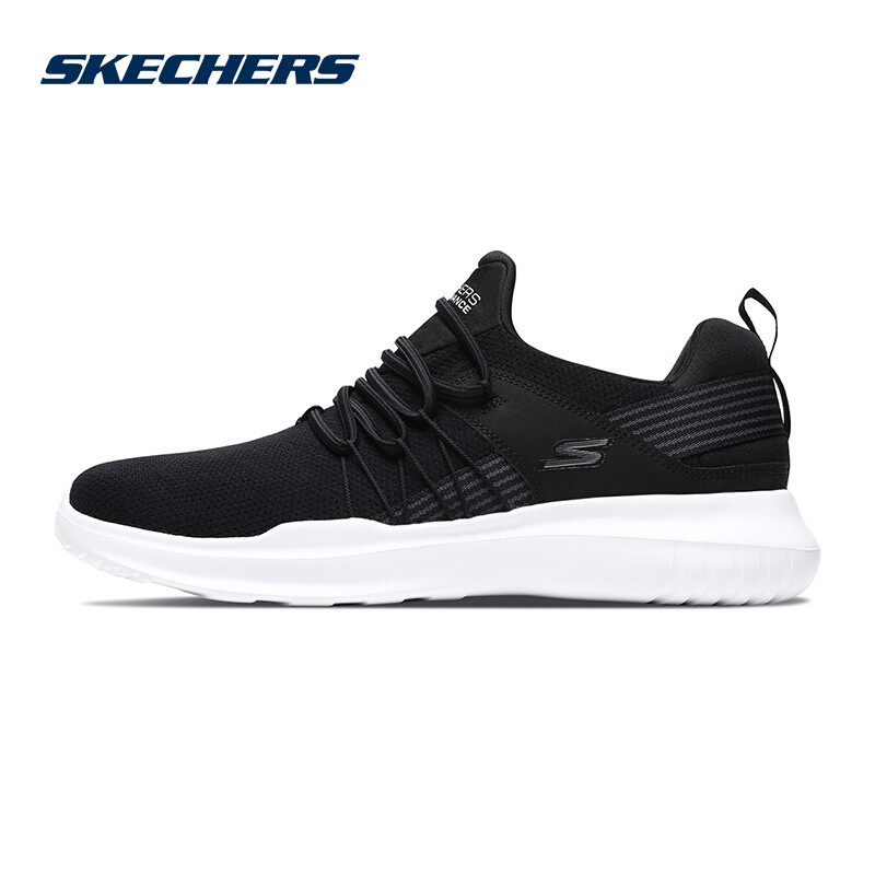 Skechers斯凯奇男鞋2019春季新款低帮休闲运动鞋跑步鞋54843-BKW 54843-BKW 43