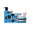 欧莱雅(LOREAL)男士水能套组（洁面100ml+水凝露120ml+滋润乳50ml+洁面50ml*2+面膜30ml*5