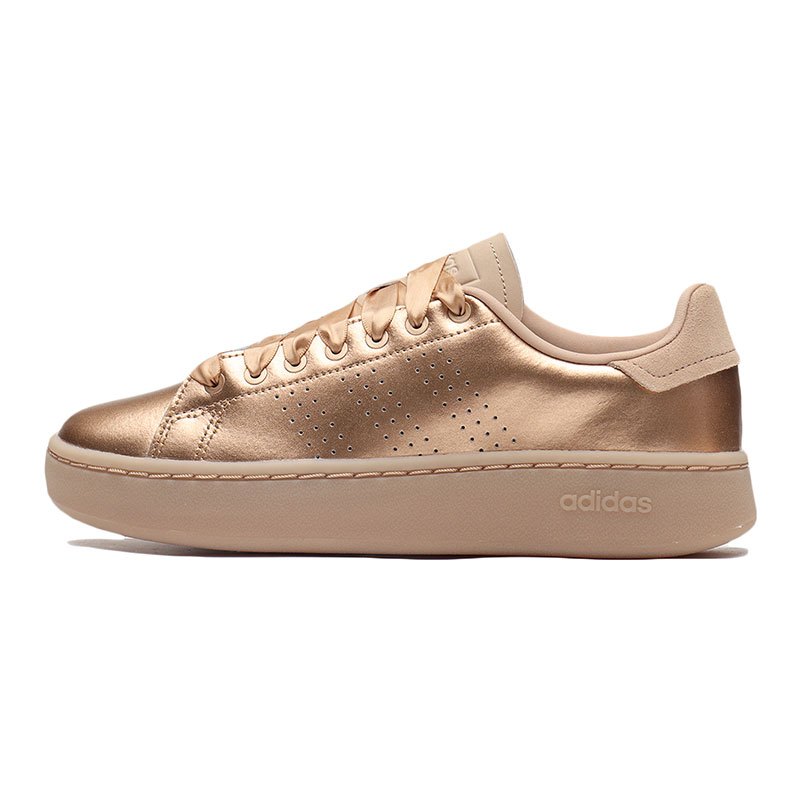 Adidas阿迪达斯NEO女鞋镭射运动鞋休闲鞋低帮板鞋EE9974 EF0141铜金属+铜金属 38码