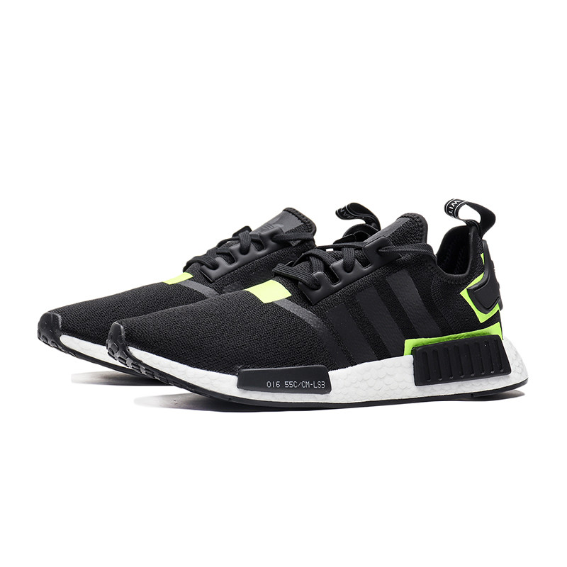 adidas阿迪达斯三叶草男鞋NMD运动鞋BOOST跑步鞋BD7751 BD7751黑色 39码