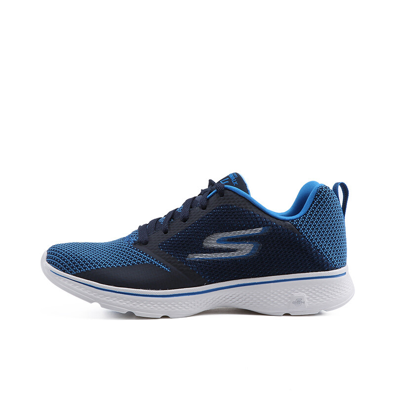 SKECHERS斯凯奇GOWALK4男士轻质绑带健步鞋运动鞋54680_2 54680/BLU 44.5