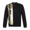 Versace Jeans 范思哲 男士棉质圆领长袖卫衣运动衫 B7GSA7FW 36604 899-黑色金色图案 XS