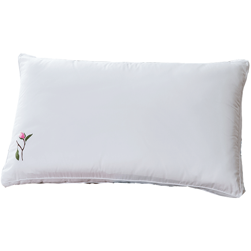罗莱家纺床上用品单人承认枕头枕芯 舒柔抑菌枕（兰语） 47*73cm 白色