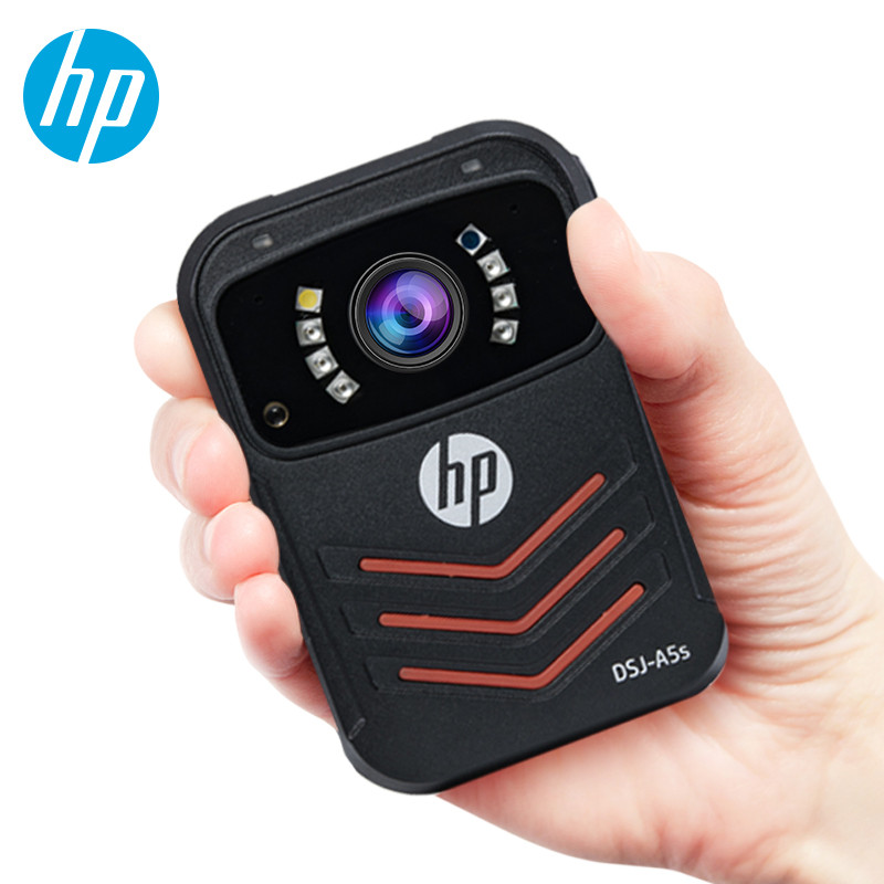 惠普（hp）DSJ-A5S执法记录仪1800P高清红外夜视4000万像素现场记录仪 官方标配16G