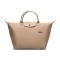 Longchamp 珑骧 LE PLIAGE女士系列织物中号短柄可折叠手提包 1623 619 841-米色