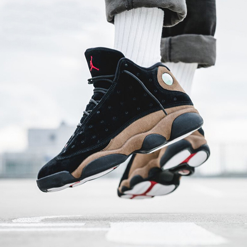 airjordan13ogchicagoaj13芝加哥18年乔13黑白熊猫篮球鞋_6 基德配色